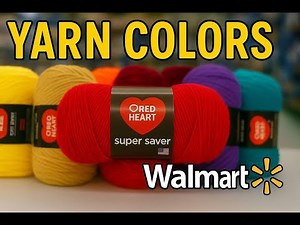 Red Heart Super Saver Yarn Colors at Walmart | Full Color Showcase 2025
