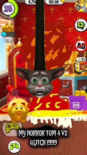 My horror tom 4 V2 GLITCH 1999 #talkingtomglitch #talkingtom free video to ‪@Benyamin_Titan‬