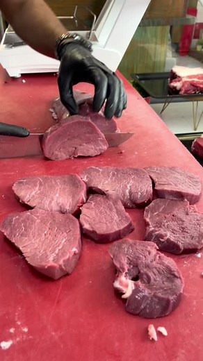 Expert Meat Cutting Techniques in Professional Kitchens
