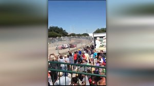 11-year-old shoots video of crash at Grand Prix of Houston