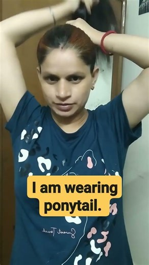 wearing ponytail, puff out your cheeks, leaning against #englishshorts#learnenglish #learnwithmadhu