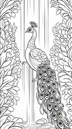 Peacock Coloring Pages | Beautiful & Free Printable Designs for Kids & Adults!