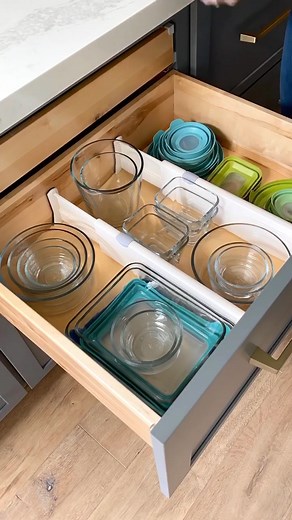 Easy Kitchen Organizational Tips | Adjustable Drawer Project