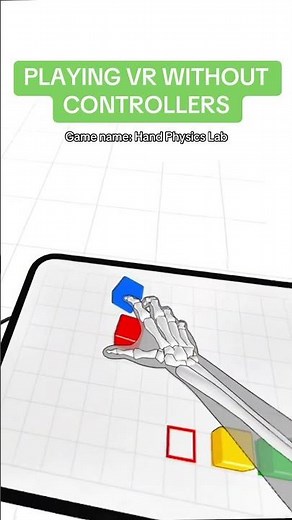 Playing VR without controllers! Quest 3 game you need to try! #vr #quest3 #handtracking