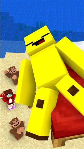 Banana Kid is Falling 🍌💢 MAIZEN Minecraft Animation
