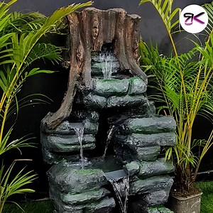 Crafted Stone Multi-Step Waterfall 🪨⛲ | RusticKraft