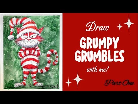 Full Drawing Tutorial - Grumpy Grumbles!