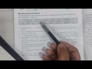 sunrise 10 unit 8 language focus