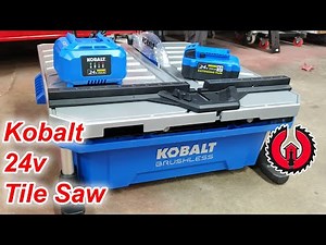 Kobalt 24v Tile Saw