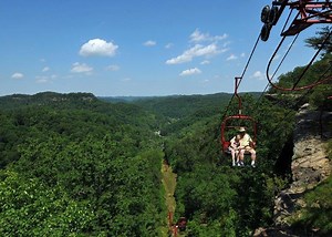 It's a celebration 50 years in the making! Natural Bridge Skylift at Natural Bridge State Resort Park is 50 years old today and you're invited to the party. Stop by (today only) between 10 a.m. to 5 p.m. for games, music and more. Skylift tickets are $7. For more info visit the official event page at: https://www.facebook.com/events/1549464535072719/ #kystateparks | Kentucky State Parks