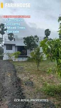 #thirukalukundram🏡20cents#farmhouse #houseforsale #residentialarea#shortsfeed #viral#trendingshorts