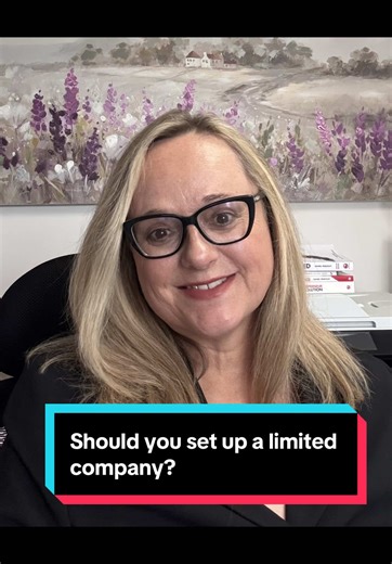 Should you set up a limited company? It can be brilliant for tax efficiency and protecting your personal assets - but it’s not the right move for everyone. In 60 seconds (almost), here’s what you need to know - the good, the bad and when it actually makes sense. 📌 Save this for when you’re thinking of making the switch 💬 Tag a business friend who’s weighing it up! #TaxTipsUK #directors #business