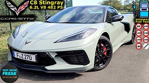 2025 Corvette C8 Stingray 6.2 V8 (482 PS) test drive 🏎️ fuel consumption & performance review