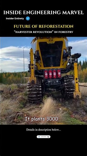 Machine Plants 3,000 Trees Per Hour 🌱🤯 | Future of Reforestation