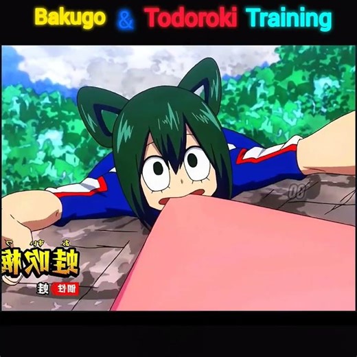 Bakugo & Todoroki Training 🤩 #myheroacademia #anime