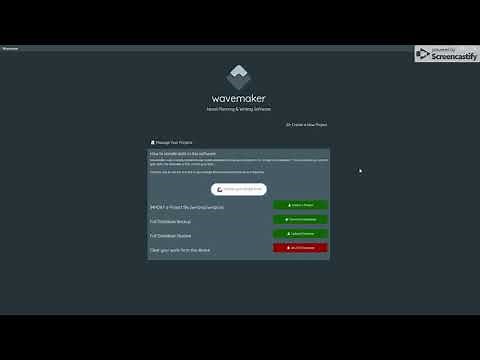 Wavemaker Project and Database guide