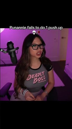 Punannie fails to do 1 push up 💀🥀