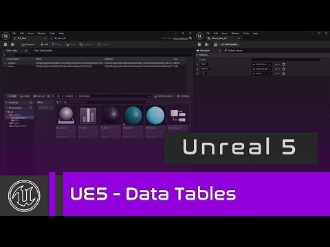 UE5 - Data Tables