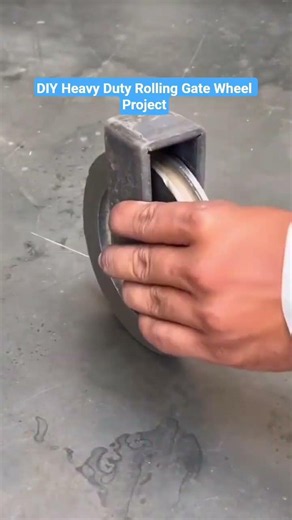 DIY Heavy Duty Rolling Gate Wheel Project