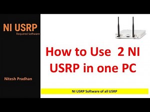 2 USRP CONNECTION | USRP Configuration utility | NI USRP List hardware