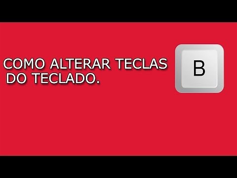 Como alterar teclas do teclado