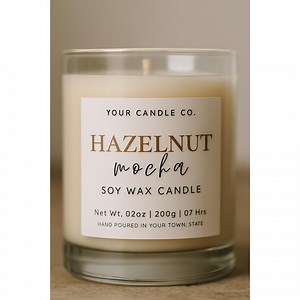 Canva Candle Labels Template Editable Candle Business Label Printable Candle DIY Candle Packaging Label for Candle Branding Kit - Etsy