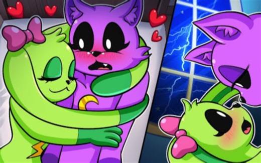 HOPSCOTCH 和 CATNAP 的秘密之夜 | Poppy Playtime 3 动画 | Hopscotch Love STORY