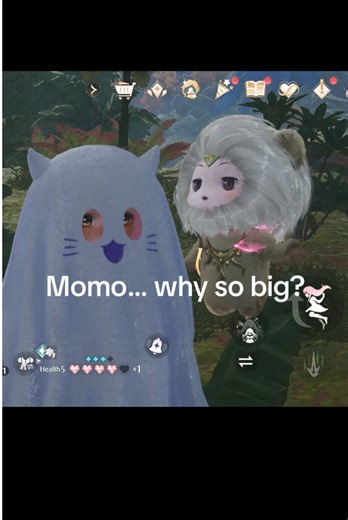 When use gigantification ability, Momo just got big too? I didn’t notice before or is it just a bug 🤔 | แต่ถ้าได้โมโมะตัวใหญ่ ๆ ก็ดีไปอีกแบบ #infinitynikki #infinitynikkimobile #fyp
