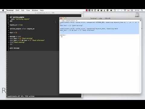 Ruby for Newbies: Conditional Statements and Loops