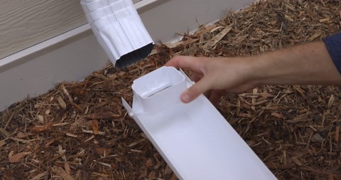 Amerimax Dripper Flipper Downspout Extension Brown 3703019