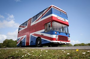 Mega-fan lists the original Spice Bus from the movie Spice World on Airbnb