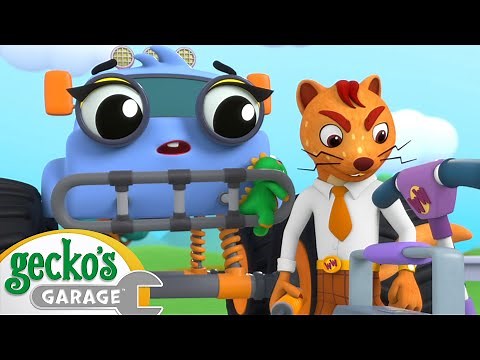 Monster Truck JUMP!｜Gecko's Garage｜Funny Cartoon For Kids｜Learning Videos For Toddlers