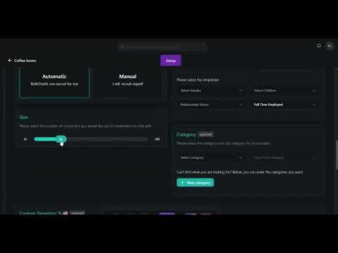 BoltChatAI Platform User Experience