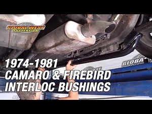 Subframe Connectors & Interloc Bushings for 1974-1981 Camaro & Firebird