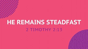 13K views · 922 reactions | 2 Timothy 2:13 - We make mistakes, disappoint ourselves and others, and face change throughout our lives. But there is one person who never changes and never will—Jesus. Be encouraged by today’s video devotional as we recognize God’s steadfast love. Subscribe for daily email notifications at ourdailybread.org/videos | Our Daily Bread Ministries | Facebook