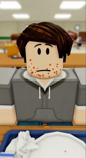 Lunchroom Drama #Roblox #FunnyGaming #Relatable #FoodHumor