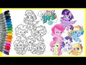 Mewarnai Kuda Pony My Little Pony Life Coloring Pages