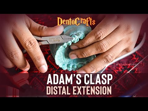 [DIY EASILY] ADAM'S CLASP WITH DISTAL EXTENSION | PRECLINICAL ORTHODONTICS | DENTISTRY
