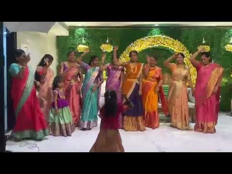 Kandi's Half saree ceremony dance performance #halfsareeceremony 