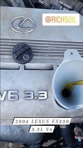 2004 Lexus ES330 3.3L V6 oil change #rich5oil #mobileoilchange #oilchange #amsoil #Lexus #es330
