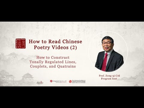 The Sounds of the Tang Poetry (2) | Constructing Regulated Quatrains