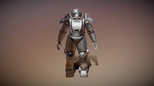 modelo 3D T 60 Power Armor Fallout - 3D model by LeandroRiquelme