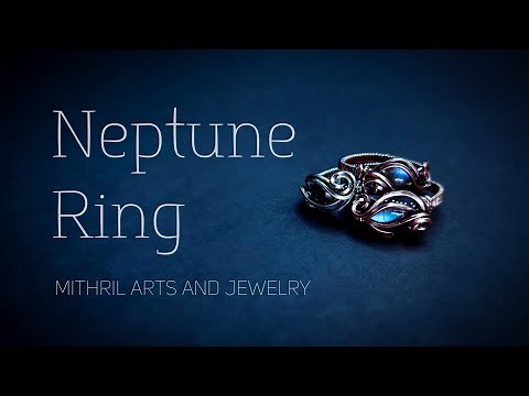 🌟WIRE WRAPPED RING FOR BEGINNERS 🌟 NEPTUNE RING