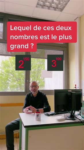 Comparaison de puissances. #maths #math #calcul #puissance #mathscollege