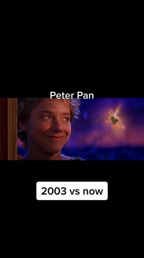 Peter Pan - 2003 vs now. #peterpan #peterpan2003 #tinker #tinkerbell #foryoupage #foryou #oldbutgold #fyp