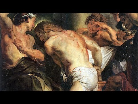 a moment with Jesus at the scourging pillar