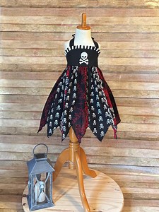 Rose Pirate Dress, Pirate, Girls Pirate Dress. Pirate Costume, Ren Fair Dress. Pirate Night. Cruise Wear. - Etsy