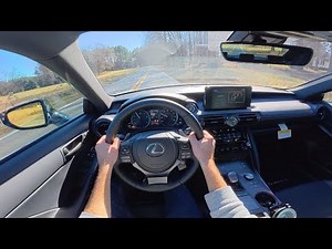 2025 Lexus IS300: POV Drive, Walkaround and ASMR