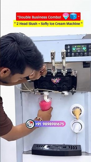 Slush + Softy 🥤 | Softy machine | slush making machine | softy machine