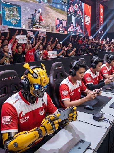 BUMBLEBEE JADI PRO PLAYER #transformers #bumblebee #pubgmobile